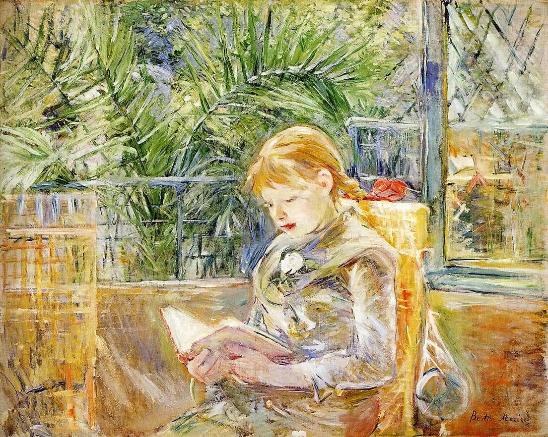 “Reading” by Berthe Morisot